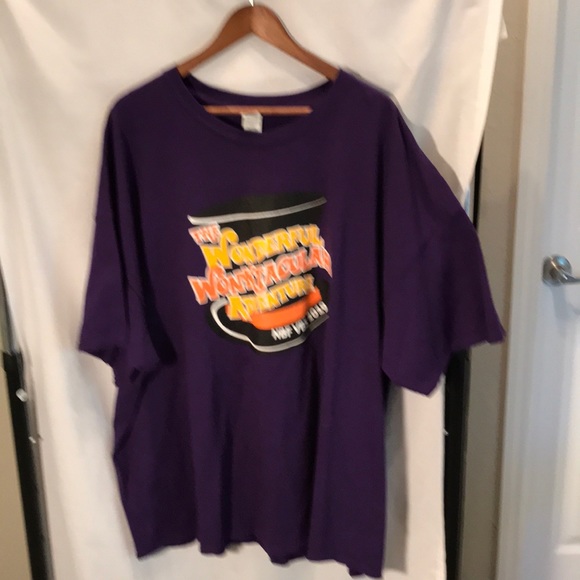 Gildan mens size 4XL purple short sleeved t-shirt - Picture 1 of 4